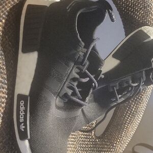 Adidas Women /men Black and White NMD Sneakers